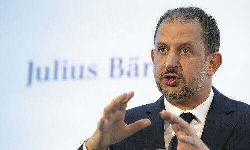 Julius Baer CEO Philipp Rickenbacher (Image: Keystone)