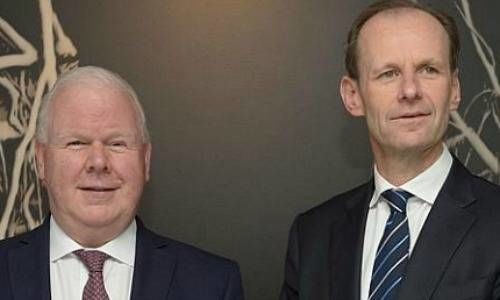 Past and Present ANZ CEO's Mike Smith and Shayne Elliott