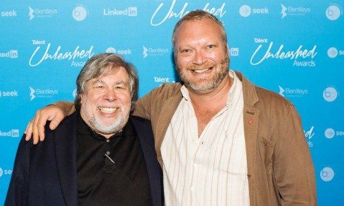 Steve Wozniak and Neal Cross