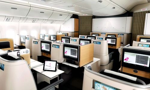 Swiss Business Class on Boeing 777-300ER 