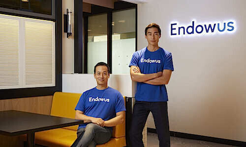 Samuel Rhee (left) and Gregory Van (right), co-founders, Endowus