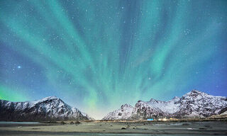 Polarlicht in Norwegen (Bild: Johny Goerend, Unsplash)