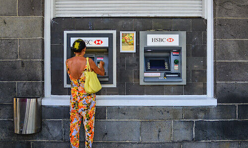ATM in Port Louis, Mauritius (Image: Shutterstock)