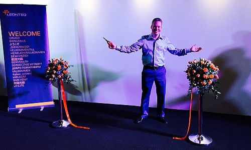 Jan Schoch, CEO of Leonteq, at the Ribbon-cutting ceremony in Singapore