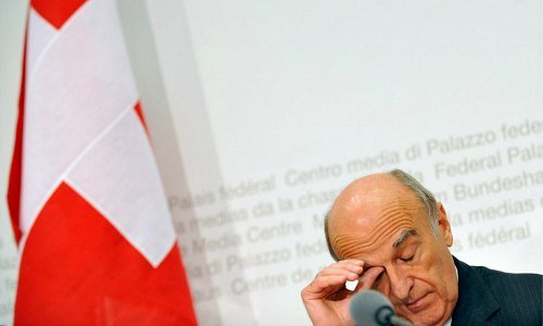 Swiss finance minister, Hans-Rudolf Merz, UBS, bailout, heart attack