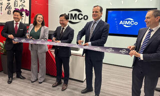 AIMCo's ribbon cutting in Singapore (Image: finews)