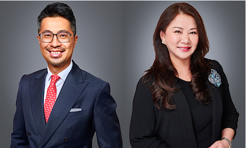 Alfred Low and Pei Pei Chern (left to right; image: Lombard Odier)