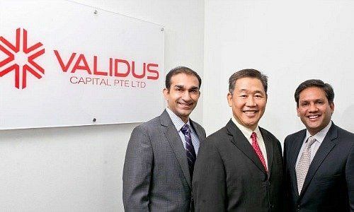 Vikas Nahata, COO (left), Richard Hoon, Chairman (middle), Yash Poddar, CEO (right)