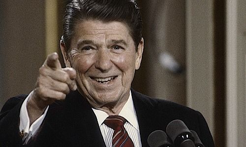 Ronald Reagan brought the largest tax cut, thus far proposed in U.S. history, on its way
