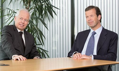 H.S.H. Prince Philipp von Liechtenstein, Chairman of LGT since 1990, and H.S.H. Prince Max von Liechtenstein, CEO of LGT since 2006