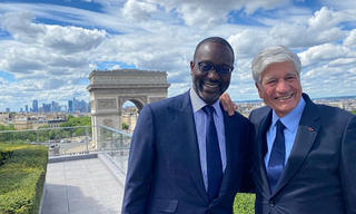 Tidjane Thiam, Maurice Lévy (von links)