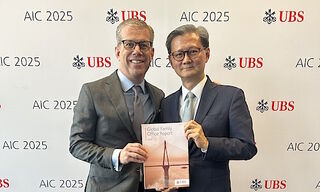 Benjamin Cavalli and LH Koh (left to right) (Image: UBS)