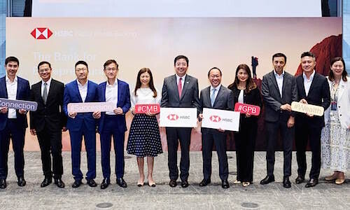 A gathering of HSBC's commercial and private bankers (Image: HSBC)