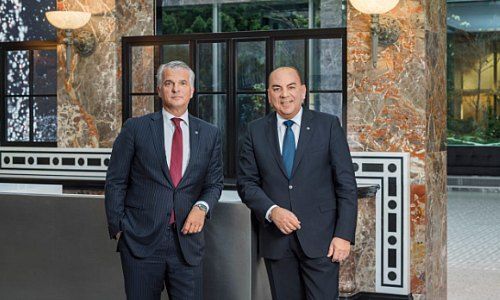 Sergio Ermotti and Axel Weber