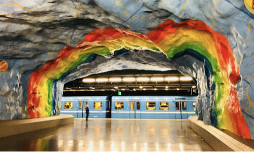 Stockholm Metro Station (Image: Norman Tsui, Unsplash)