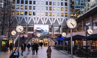 London's Canary Wharf (Image: Laureen Missaire, Unsplash)