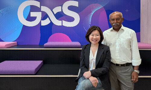Pei-Si Lai (left) and Muthukrishnan Ramaswami (right) (Image: GXS Bank)