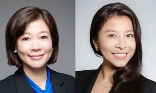 Sonya Song (left) and He Jingjing. (Image: courtesy)