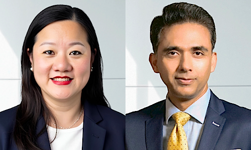 Bonnie Qiu and Rishi Srivastava (Left to right; image: Manulife)