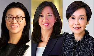 Maggie Ng, Luanne Lim and Diana Cesar (Left to right; image: HSBC, Hang Seng)