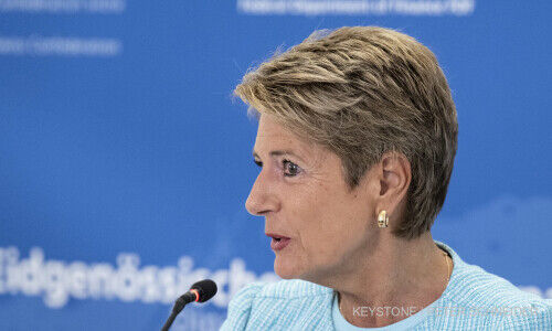 Karin Keller-Sutter, Swiss Finance Minister (Image: Keystone)