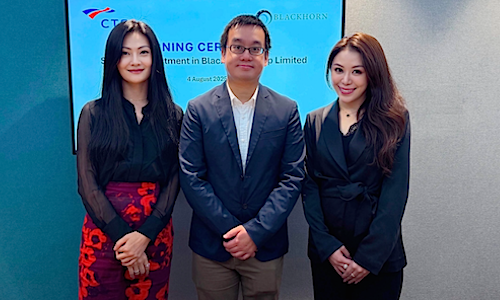 Brian Cheng, CTFS co-CEO (center; image: CTFS)