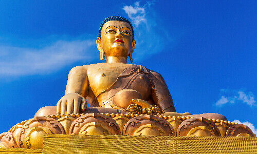Giant Buddha in Bhutan (Image: Shutterstock)