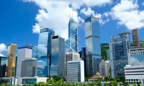 Hong Kong skyline in the Central business district (Image: Shutterstock)