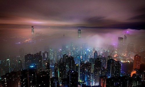 Clouds over Hong Kong