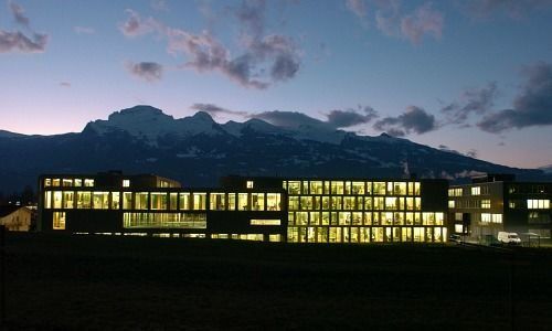 VP Bank's service center in Triesen. Liechtenstein