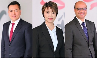 Brian Chan, Viola Chan and Alok Jha (left to right) (Image: Prudential)