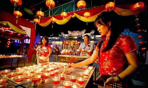 Lunar New Year, or Spring Festival, in Chinatown in Bangkok (Image: Keystone)