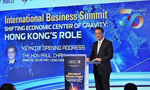Hong Kong financial secretary Paul Chan (Image: HKSAR government)