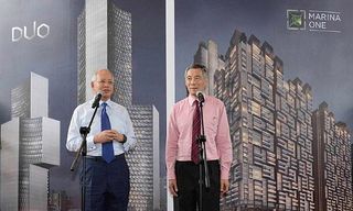 Marina One Project Opening by the Former Prime Minister of Malaysia, Najib Razak, and the Prime Minister of Singapore, Lee Hsien Loong, in early 2018