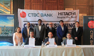 Signing Ceremony between CTBC Bank and Hitachi Asia (Image: Media)