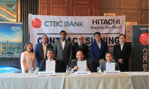 Signing Ceremony between CTBC Bank and Hitachi Asia (Image: Media)