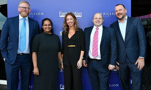 Stuart Yeomans, Shreemati Varadarjan, Ana Isabel Gonzalez, Byron Murphy, and Martin Young (from left)