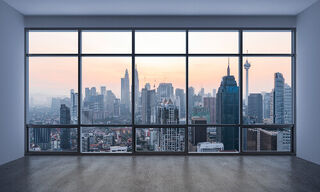 Empty room view downtown Kuala Lumpur (Image: Shutterstock)