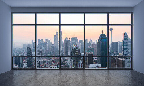 Empty room view downtown Kuala Lumpur (Image: Shutterstock)