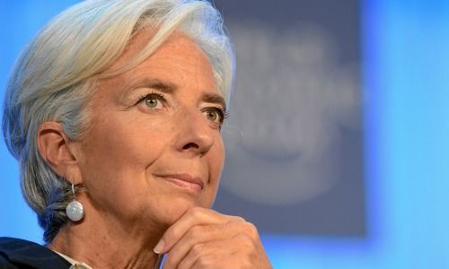 Christine Lagard, IMF managing director 