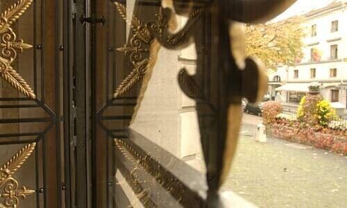 Entrance to the headquarters of Lombard Odier, Geneva (Image: LO)