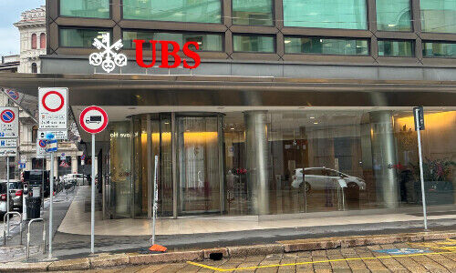 UBS, ehemalige Credit-Suisse-Filiale in Milano, Italien (Bild: finews.ch)
