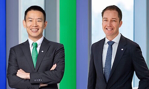 Hongjuan Liu and Mark Czajkowski (Left to right; image: Manulife)
