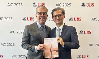 Benjamin Cavalli and LH Koh (left to right) (Image: UBS)