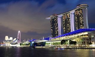 Marina Bay in Singapore