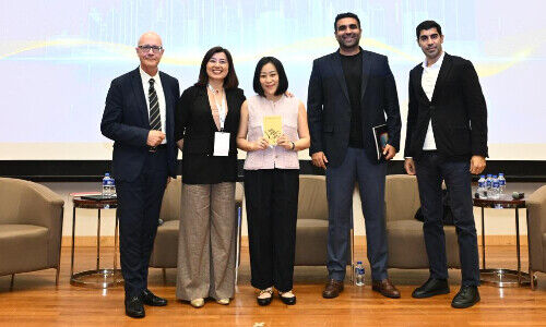 Claude Baumann, Lake Dai, Ning Chong, Nirbhay Handa, Parag Khanna (from left, image: finews)