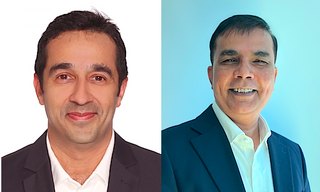 Ravi Manot and Naushad Khan (Left to right; image: Deutsche Bank)