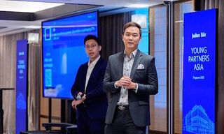 Julius Baer executives discuss portfolio management during the Young Partners Asia 2025 program (Image: Julius Baer)