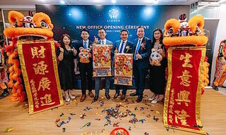 Lioner's Singapore office opening ceremony (Image: Lioner)