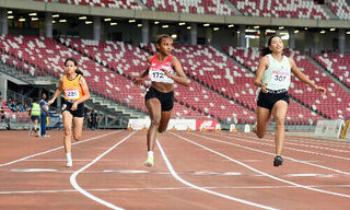 Promising athlete from Singapore Laavinia Jaiganth (Image: provided by POSB)